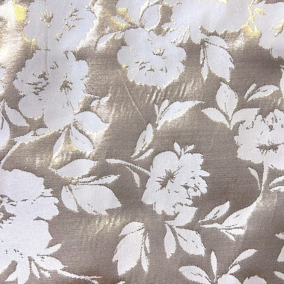 J.Crew Floral Jacquard Skirt Rose Gold - Picture 3 of 8